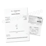 Square Halo Diamond Engagement Ring with 0.25ct G/SI in 18k White Gold
