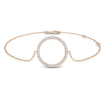 Circle of Life Diamond Bracelet 0.15ct G/SI in 18k Rose Gold - All Diamond