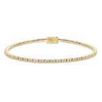 Diamond Tennis Bracelet 1.15ct G/SI in 9k Yellow Gold - All Diamond