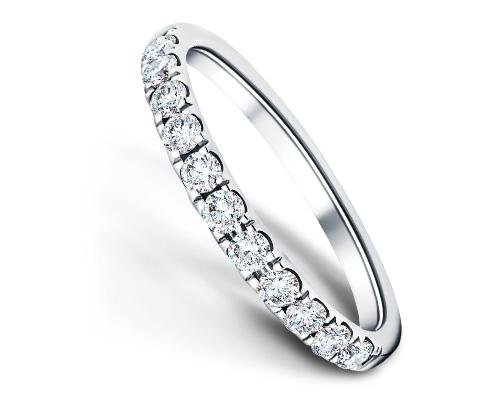 Half Band Diamond Eternity Rings | All Diamond