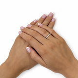 35 Stone Full Eternity Ring 0.50ct G/SI Diamonds In 18k White Gold - All Diamond