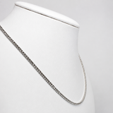Classic Diamond Tennis Necklace 4.50ct G/SI Quality 18k White Gold