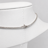Classic Diamond Tennis Necklace 4.50ct G/SI Quality 18k White Gold