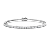 Classic Diamond Tennis Bracelet 1.50ct G/SI in 18k White Gold - All Diamond