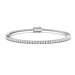 Classic Diamond Tennis Bracelet 1.50ct G/SI in 9k White Gold - All Diamond