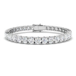 Classic Diamond Tennis Bracelet 18.46ct G/SI in 18k White Gold - All Diamond