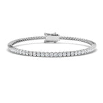 Classic Diamond Tennis Bracelet 2.00ct G/SI in 18k White Gold - All Diamond