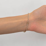 Classic Diamond Tennis Bracelet 2.00ct G/SI in 9k Yellow Gold - All Diamond