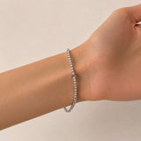 Classic Diamond Tennis Bracelet 3.00ct G/SI in 18k White Gold - All Diamond