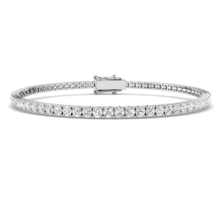 Classic Diamond Tennis Bracelet 3.00ct G/SI in 18k White Gold