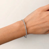 Classic Diamond Tennis Bracelet 6.00ct G/SI in 18k White Gold - All Diamond