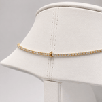 Classic Diamond Tennis Necklace 4.50ct G/SI Quality 18k Yellow Gold - All Diamond