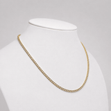 Classic Diamond Tennis Necklace 8.50ct G/SI Quality 18k Yellow Gold - All Diamond