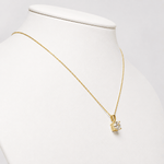 Diamond Solitaire Necklace 1.00ct G/SI in 18k Yellow Gold - All Diamond