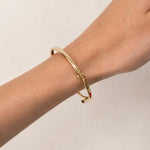 Tension Set Diamond Bangle 0.33ct G/SI Diamond in 18k Yellow Gold - All Diamond