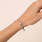 Tension Set Diamond Bangle 0.75ct G/SI Diamond in 18k White Gold - All Diamond