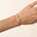 Tension Set Diamond Bangle 0.75ct G/SI Diamond in 18k Yellow Gold - All Diamond