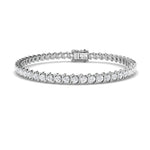 Tension Set Diamond Tennis Bracelet 3.00ct G/SI in 9k White Gold - All Diamond