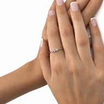 Three Stone Diamond Ring 0.50ct G/SI Quality 18k Yellow Gold - All Diamond