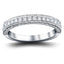 18 Stone Diamond Half Eternity Ring 0.30ct G/SI Diamonds 18k White Gold - All Diamond