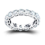 18 Stone Full Eternity Ring 3.50ct G/SI Diamonds In 18k White Gold - All Diamond