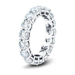 18 Stone Full Eternity Ring 3.50ct G/SI Diamonds In Platinum - All Diamond