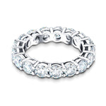 18 Stone Full Eternity Ring 3.50ct G/SI Diamonds In Platinum - All Diamond