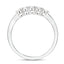 18k White Gold 5 Stone Diamond Eternity Ring 0.50ct in G/SI Quality - All Diamond