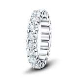 25 Stone Full Eternity Ring 1.50ct G/SI Diamonds In 18k White Gold - All Diamond