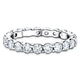 25 Stone Full Eternity Ring 1.50ct G/SI Diamonds in Platinum - All Diamond