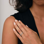 28 Stone Full Eternity Ring 1.00ct G/SI Diamonds In 18k White Gold - All Diamond