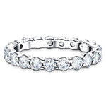 28 Stone Full Eternity Ring 1.00ct G/SI Diamonds in Platinum - All Diamond