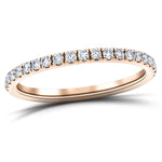 35 Stone Full Eternity Ring 0.50ct G/SI Diamonds In 18k Rose Gold - All Diamond