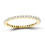 40 Stone Full Eternity Ring 0.50ct G/SI Diamonds in 18k Yellow Gold - All Diamond