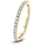 50 Stone Full Eternity Ring 0.30ct G/SI Diamonds In 18k Yellow Gold - All Diamond