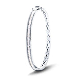 Baguette Diamond Bangle 1.50ct G/SI Diamond in 18k White Gold - All Diamond