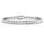Baguette Diamond Tennis Bracelet 3.00ct G/SI in 18k White Gold - All Diamond