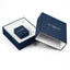 Certified Diamond Halo Cushion Engagement Ring 0.50ct 18k White Gold - All Diamond