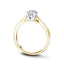 Certified Solitaire Diamond Engagement Ring 0.60ct E/VS Quality 18k Yellow Gold - All Diamond