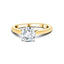 Certified Solitaire Diamond Engagement Ring 0.90ct G/SI Quality 18k Yellow Gold - All Diamond