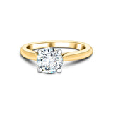 Certified Solitaire Diamond Engagement Ring 1.00ct G/SI Quality 18k Yellow Gold - All Diamond
