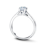 Certified Solitaire Diamond Engagement Ring 1.50ct G/SI Quality Platinum - All Diamond