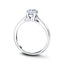 Certified Solitaire Diamond Engagement Ring 2.00ct E/VS Quality 18k White Gold - All Diamond