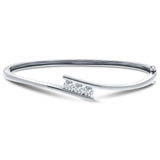 Channel Set Diamond Bangle 0.33ct G/SI Diamond in 18k White Gold - All Diamond