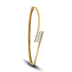 Channel Set Diamond Bangle 0.75ct G/SI Diamond in 18k Yellow Gold - All Diamond