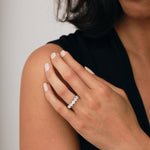 Classic Five Stone Ring with 2.00ct G/SI Quality 18k Yellow Gold - All Diamond
