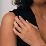 Diamond Baguette Channel Half Eternity Ring 0.25ct in Platinum - All Diamond