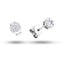 Diamond Cluster Earrings 0.25ct G/SI Quality set in 18k White Gold - All Diamond