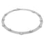 Diamond Double Chain Bracelet 0.25ct G/SI 18k White Gold - All Diamond