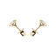 Diamond Rub Over Earrings 0.75ct G/SI Quality in 18k Yellow Gold - All Diamond